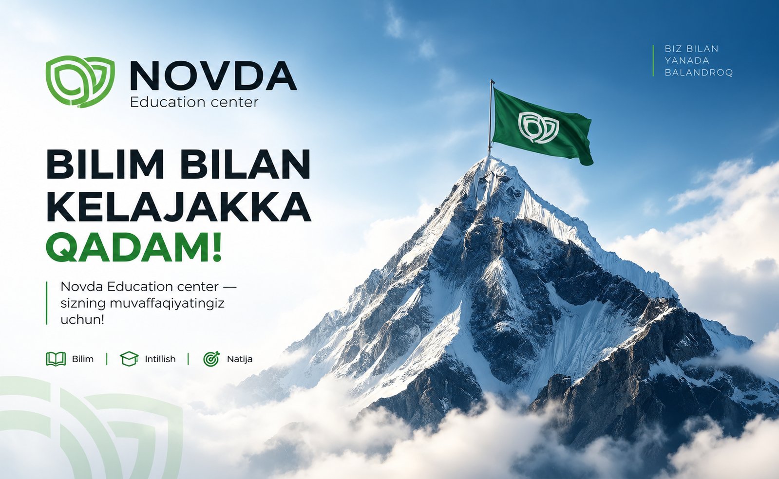 Novda Education center — Bilim bilan kelajakka qadam!